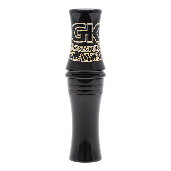 GK Calls Signature Slayer goose call in Black Acrylic Finish