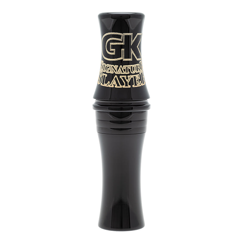 GK Calls Signature Slayer goose call in Black Acrylic Finish