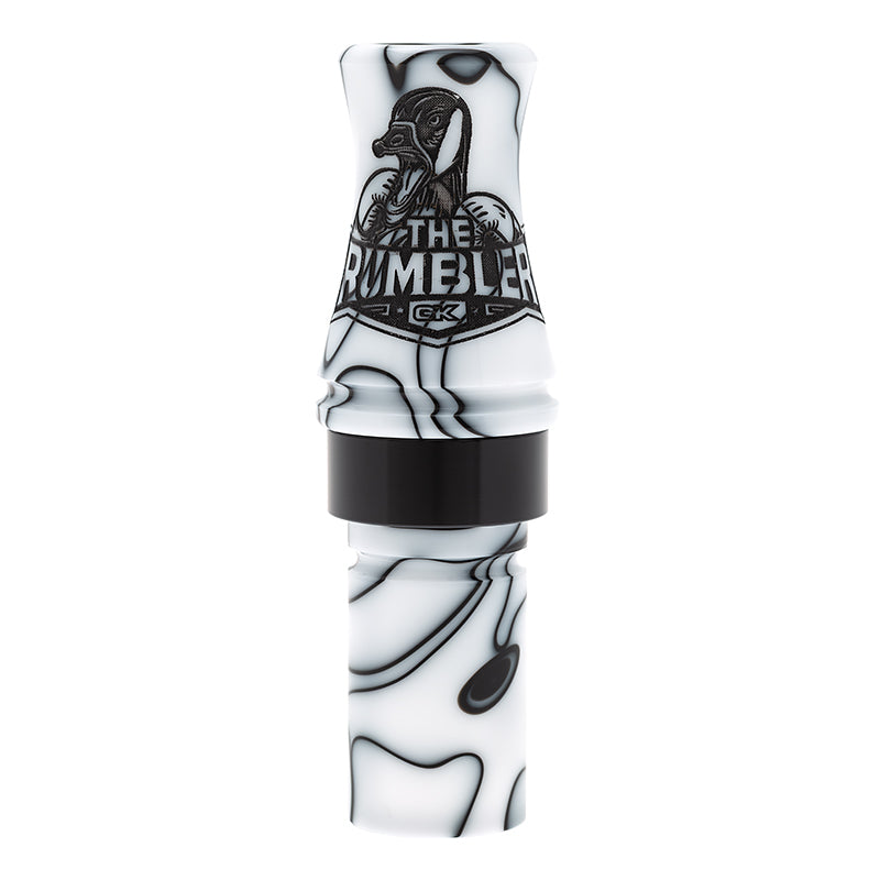 GK Calls Rumbler goose call with OTE gut system in Stormtrooper Acrylic