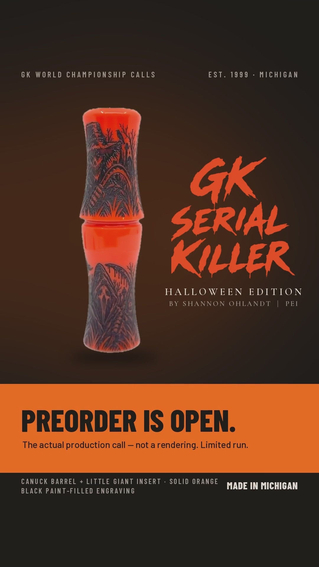 PRE ORDER - GK SERIAL KILLER