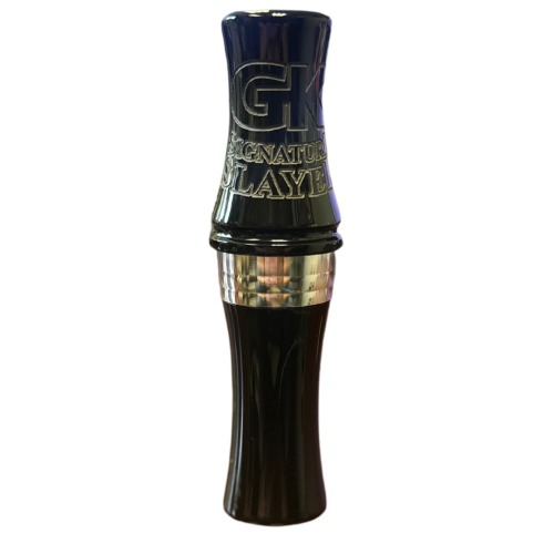 Discover the best goose call for hunting with the GK Calls Signature Slayer—crafted for full-bodied, realistic sounds and easy-to-use design. Perfect for beginners and seasoned hunters alike, this top-rated, affordable call is a must-have in any collection. Get your custom, premium goose hunting call today!