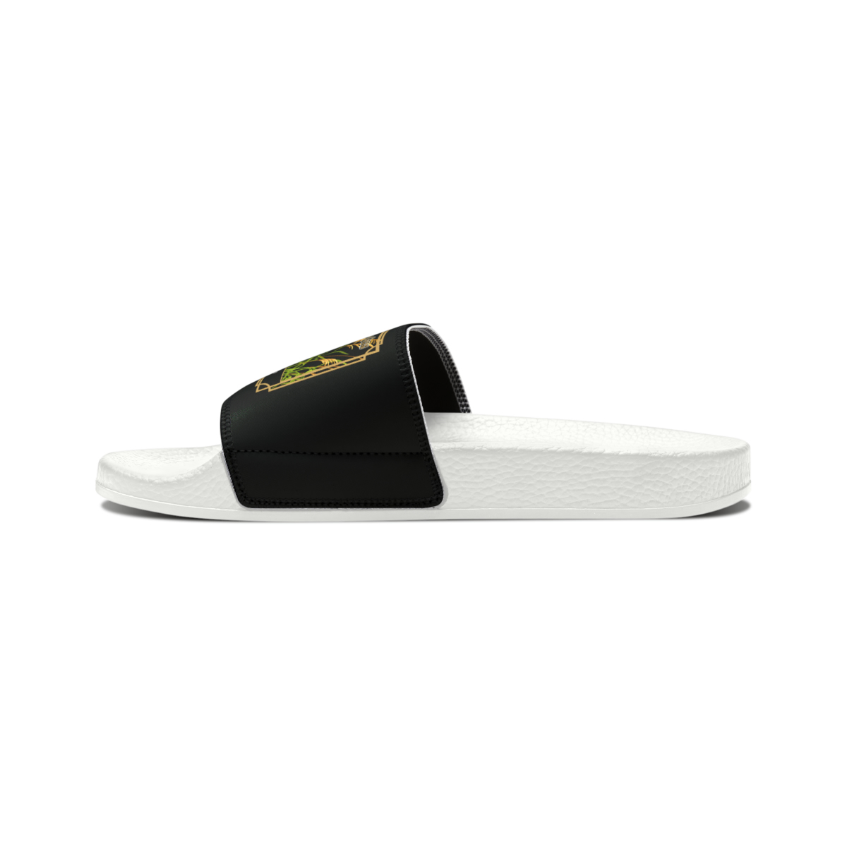 Buy ADIDAS Dark Grey Synthetic Slip On Mens Sandals | Shoppers Stop